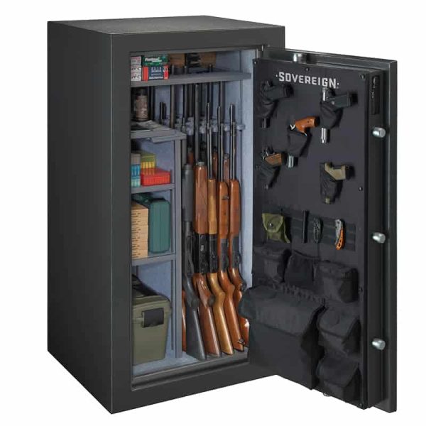 Sovereign S-36-DGP-E-S | 36 Gun Safe with Electronic Lock