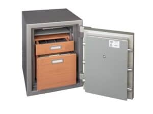 Gardall FB2013 Home Security One-Hour Fire Safe open empty drawer