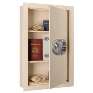 AMSEC WEST2114 Wall Safe with Electronic Lock Open Props