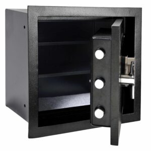 AMSEC WS1214E5 Wall Safe open empty