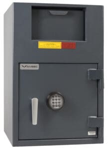 AMSEC BWB2020FL B-Rated Wide Body Deposit Safe closed
