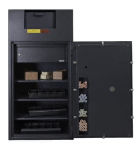 AMSEC BWB4025FL Large Single Door Standard Safes open empty full open props