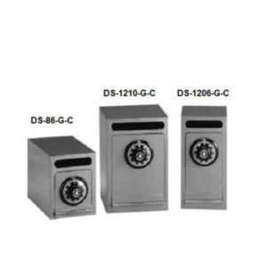 Three and different sizes of Under Counter Depositories with Mechanical Lock