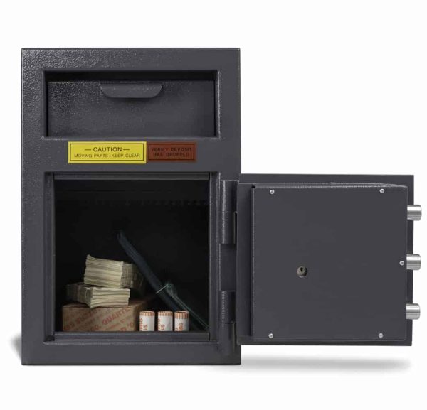 AMSEC DSF2714K Deposit Safes full open front props