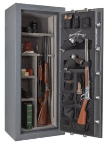 AMSEC NF5924-E5 90-Minute Fire Gun Safes full open props