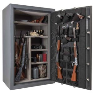 AMSEC NF6036-E5 90-Minute Fire Gun Safes full open props
