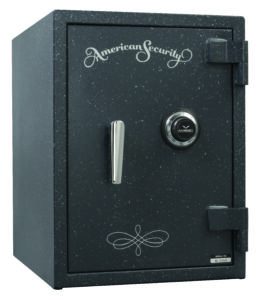 Closed front view of Two-Hour Fireproof Home Security Safe