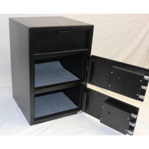 Hayman CV-F30W-2-CC Front Loading Double Door Depository Safe open
