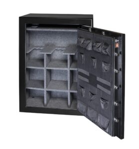 Gardall BGF6040 Matte Finish Gun Safe full open empty