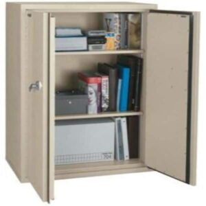 FireKing CF4436 secure storage open door with organizer props