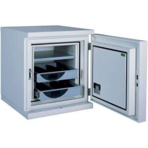 FireKing DS1817-1 One Hour Data Media Safe full open door empty
